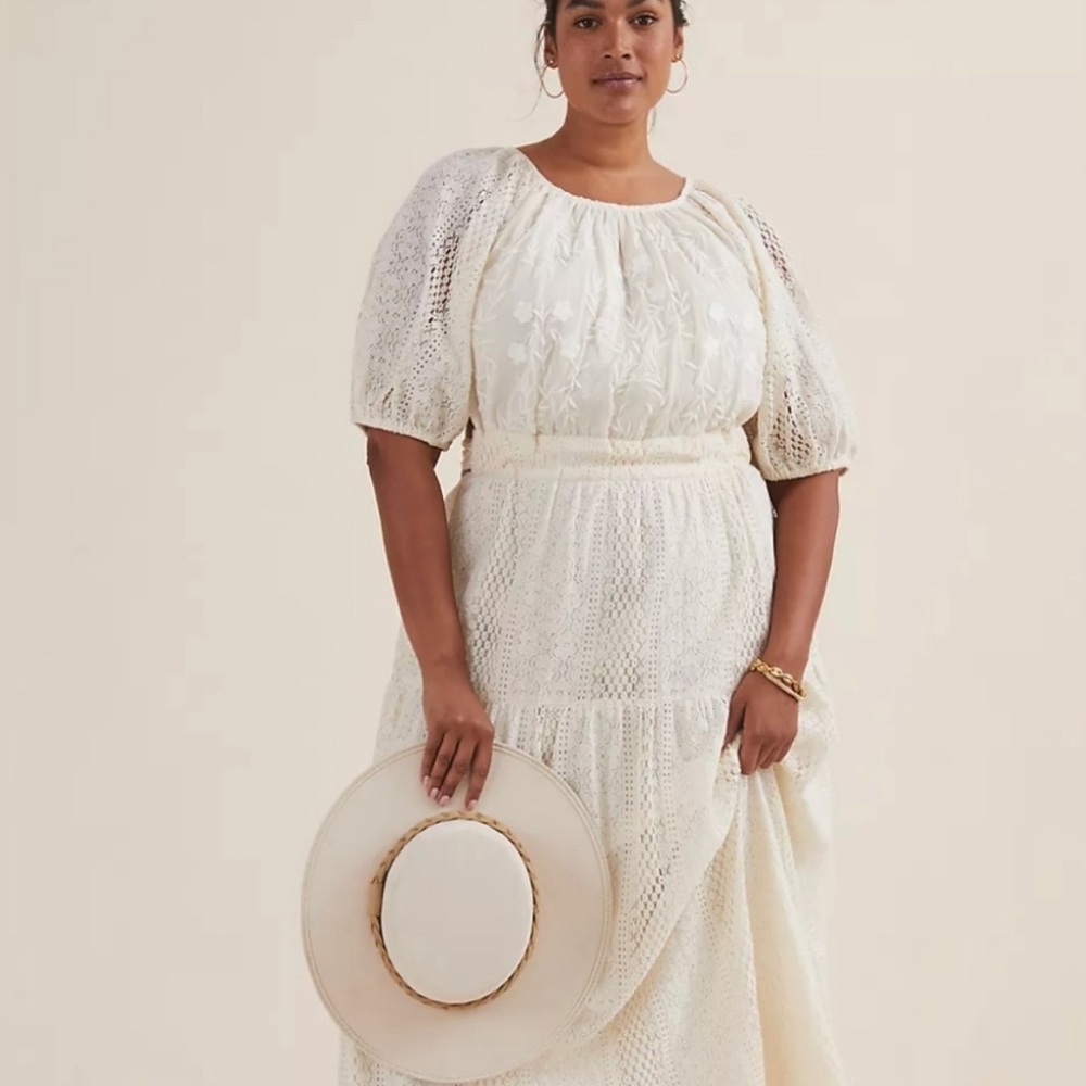 Anthropologie Verb Lace Maxi Dress